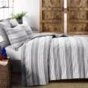 Farmhouse Yarn Dyed Stripe Comforter Set - Lush Décor