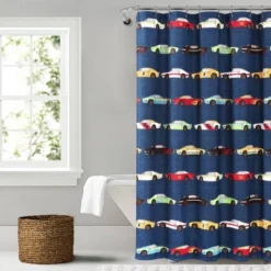 Race Cars Shower Curtain - Lush Décor -Beautiful House GUEST 0431a18c a55e 4532 b721 e1adaa87d84d