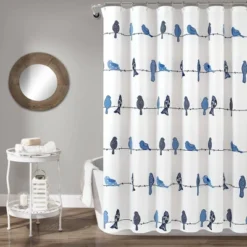Rowley Birds Shower Curtain - Lush Décor 16 Rowley Birds Shower Curtain - Lush Décor -Beautiful House GUEST 06b5e0ee 48a2 4590 b894 25fa12fce668