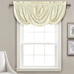 18"x42" Lucia Window Valance - Lush Décor -Beautiful House GUEST 06c90a20 3c2b 4c2c afaf d4c269e7139e