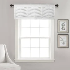 18"x52" Wave Texture Valance - Lush Décor -Beautiful House GUEST 090b7841 8aaa 4349 945f 593764ac86a9
