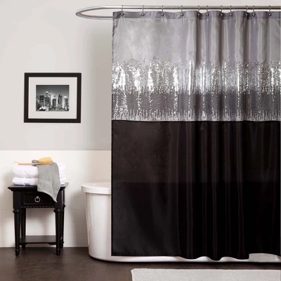 72"x72" Night Sky Shower Curtain - Lush Décor 8 72"x72" Night Sky Shower Curtain - Lush Décor - Image 8