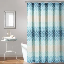 72"x72" Medallion Ombre Shower Curtain - Lush Décor -Beautiful House GUEST 09ad9171 3e90 4de7 a6c4 a70741485edf