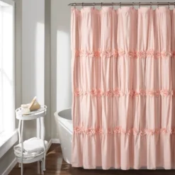Darla Texture Shower Curtain - Lush Décor -Beautiful House GUEST 0c09e9ae 7869 4726 a706 5666be3a2504