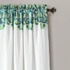 2pk 52"x95" Light Filtering Clara Curtain Panels Blue - Lush Décor