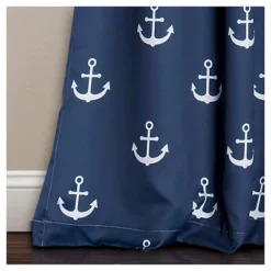 52"x84"Kids' Anchor Room Darkening Window Curtain Set Navy - Lush Décor 5 52"x84"Kids' Anchor Room Darkening Window Curtain Set Navy - Lush Décor -Beautiful House GUEST 0cc86a1f 04f0 4883 b2be 8a94e3a842b9