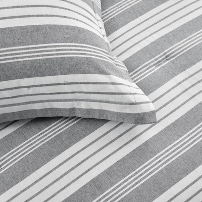 Farmhouse Yarn Dyed Stripe Comforter Set - Lush Décor 3 Farmhouse Yarn Dyed Stripe Comforter Set - Lush Décor - Image 3