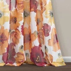 2pk 52"x84" Sheer Leah Curtain Panels Red/Orange - Lush Décor 7 2pk 52"x84" Sheer Leah Curtain Panels Red/Orange - Lush Décor -Beautiful House GUEST 0ef3114a 3933 4af1 b7ce db57324cadfd