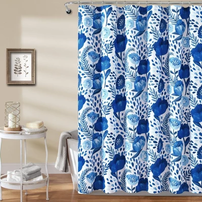Poppy Garden Shower Curtain - Lush Décor 7 Poppy Garden Shower Curtain - Lush Décor - Image 7