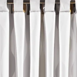 2pk 52"x84" Light Filtering Mid-Century Geo Curtain Panels Gold/Gray - Lush Décor 9 2pk 52"x84" Light Filtering Mid-Century Geo Curtain Panels Gold/Gray - Lush Décor -Beautiful House GUEST 146267b7 d32d 449a b5a9 099e5b717ec5