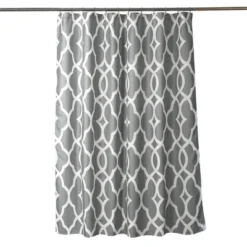 Connor Geo Shower Curtain Gray - Lush Décor -Beautiful House GUEST 14d12041 b1d5 410f 8037 2188d5c979a5