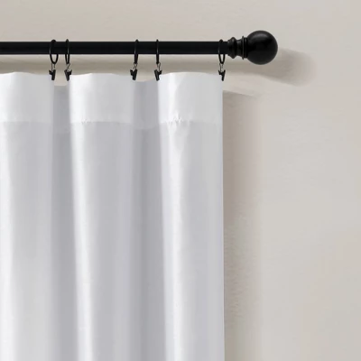 Lush Décor Milione Fiori Window Curtain Panels White/Black 42X84 Set 1 Lush Décor Milione Fiori Window Curtain Panels White/Black 42X84 Set