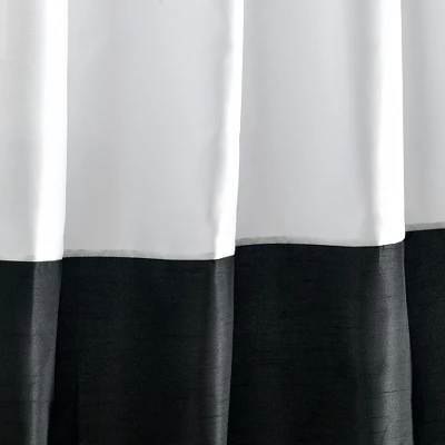 Lush Décor Milione Fiori Window Curtain Panels White/Black 42X84 Set 6 Lush Décor Milione Fiori Window Curtain Panels White/Black 42X84 Set - Image 6