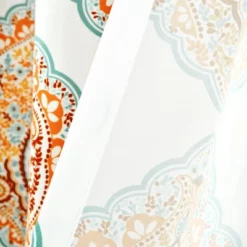 2pk 52"x84" Light Filtering Harley Curtain Panels Orange - Lush Décor -Beautiful House GUEST 17199519 85e9 4725 a47d 47d925ef7258