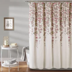 Weeping Flower Shower Curtain - Lush Décor -Beautiful House GUEST 17e37ecc a506 49ed b89b 9c653a370632