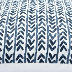 20"x20" Oversize Yani Family-Friendly Square Throw Pillow Cover Navy - Lush Décor -Beautiful House GUEST 1913a7ca 4d48 4232 b7cd 405f70dfcc55