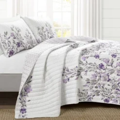 Tanisha Reversible Quilt Set - Lush Décor