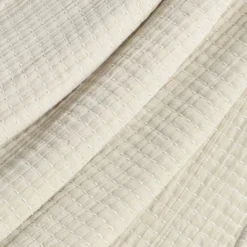 50"x60" Solid Kantha Pick Stitched Yarn Dyed Cotton Woven Throw Blanket - Lush Décor 10 50"x60" Solid Kantha Pick Stitched Yarn Dyed Cotton Woven Throw Blanket - Lush Décor -Beautiful House GUEST 19f2cf4d af58 4ea8 bf35 d28a60e762fc