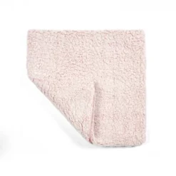 20"x20" Oversize Cozy Soft Reversible Faux Shearling Family-Friendly Square Pillow Cover - Lush Décor