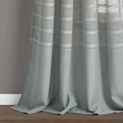 Set Of 2 52"x84" Bridie Sheer Window Curtain Panels - Lush Décor -Beautiful House GUEST 1f6e4dd4 6967 4370 a729 276a34b23bcb