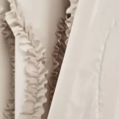 1pc 54"x84" Light Filtering Avon Curtain Panel Beige - Lush Décor -Beautiful House GUEST 219d7eed 215a 488d a6bc 8feab970b5d1