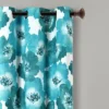 Julie Floral Insulated Grommet Blackout Window Curtain Panels - Lush Décor