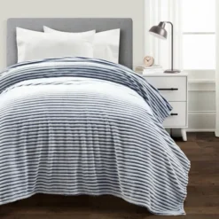 68"x92" Super Cozy Ultra Soft Ribbed Faux Fur Throw Blanket - Lush Décor -Beautiful House GUEST 24503ad9 d95b 43ba 9bd0 63a78ab61b36