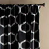 2pk 52"x84" Blackout Geo Window Curtain Panels - Lush Décor