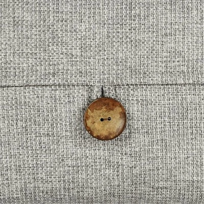 Oversize Linen Texture Woven Button Family-Friendly Throw Pillow Cover - Lush Décor 4 Oversize Linen Texture Woven Button Family-Friendly Throw Pillow Cover - Lush Décor - Image 4