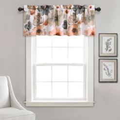 18"x52" Leah Room Darkening Single Window Valance - Lush Décor -Beautiful House GUEST 28d264f0 cb8f 442d 9a3b 1aa47406e6e8