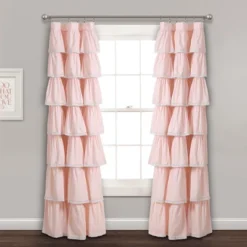52"x84" Ruffle Window Curtain Panel - Lush Décor 7 52"x84" Ruffle Window Curtain Panel - Lush Décor -Beautiful House GUEST 2a077f5c 7bd3 4681 9282 5aa3533f69f1