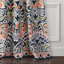 2pk 52"x95" Light Filtering Clara Curtain Panels Navy Blue - Lush Décor 5 2pk 52"x95" Light Filtering Clara Curtain Panels Navy Blue - Lush Décor -Beautiful House GUEST 2b7553b2 a61e 4a08 bd72 051cfa7d9839