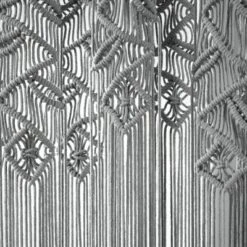 84"x40" Boho Macrame Leaf Cotton Window Curtain Panel - Lush Décor -Beautiful House GUEST 2eba5b74 ec36 4192 b796 827de52ae677