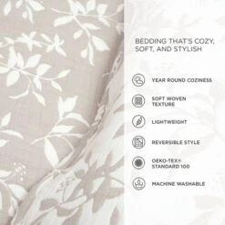 Lush Décor 3pc Floral Jacquard Reversible Soft Matelasse Quilt Set Neutral -Beautiful House GUEST 2fcadf0c 24a2 4bde 800c d1369bb801b4