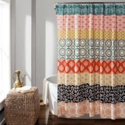 Bohemian Stripe Shower Curtain - Lush Décor -Beautiful House GUEST 2fe72277 1ded 43e3 a6be 7297a99f5214