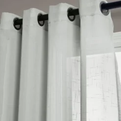 Set Of 2 52"x84" Bridie Sheer Window Curtain Panels - Lush Décor -Beautiful House GUEST 3168b531 75af 482f 8ff7 5fe602c82ebb