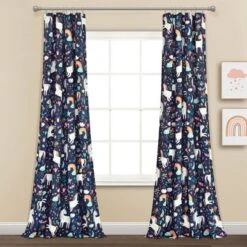 84"x52" Set Of 2 Unicorn Heart Window Curtain Panels - Lush Décor 10 84"x52" Set Of 2 Unicorn Heart Window Curtain Panels - Lush Décor -Beautiful House GUEST 330acdd4 7479 4f9f a662 5e8a8bdbc320