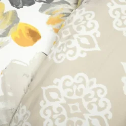 3pc Leah Cotton Duvet Cover Set Yellow/Gray - Lush Décor 10 3pc Leah Cotton Duvet Cover Set Yellow/Gray - Lush Décor -Beautiful House GUEST 339e586d de85 44aa a13b f550e659bc96