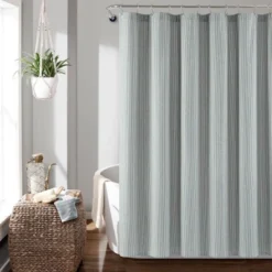72"x72" Farmhouse Vintage Striped Yarn Dyed Cotton Shower Curtain - Lush Décor 13 72"x72" Farmhouse Vintage Striped Yarn Dyed Cotton Shower Curtain - Lush Décor -Beautiful House GUEST 355ed844 994d 4739 ad53 d68c54533360