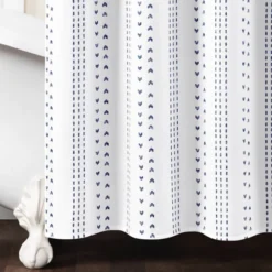 72"x72" Hygge Striped Single Shower Curtain - Lush Décor -Beautiful House GUEST 365c5f2e 4856 4a6c 9132 ed99f4981841