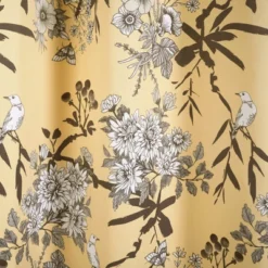 Lush Décor Botanical Garden Light Filtering Window Curtain Panels Yellow 52X84 Set -Beautiful House GUEST 3696ed4e 6647 4d98 b537 43c34b98424b