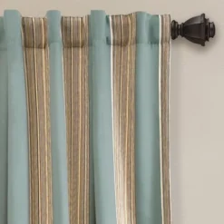 Lush Décor Julia Stripe Light Filtering Window Curtain Set -Beautiful House GUEST 36be75b6 b6e9 43b7 88eb 1e97f366663a