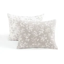 Lush Décor 3pc Floral Jacquard Reversible Soft Matelasse Quilt Set Neutral -Beautiful House GUEST 3963f2c3 9dae 44b7 8f96 4a1857b86465