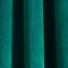 Lush Décor Prima Velvet Solid Light Filtering Grommet Window Curtain Panels Teal Green 38X84 Set