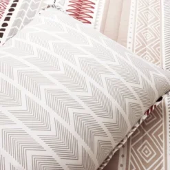Southwest Stripe Quilt & Sham Set Red/Neutral - Lush Décor -Beautiful House GUEST 3a61de1f 32e3 4251 b970 07d7be54715e