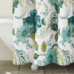 Floral Paisley Shower Curtain Blue - Lush Décor -Beautiful House GUEST 3b24c074 aa99 4294 ad1f 3df6501cc8da