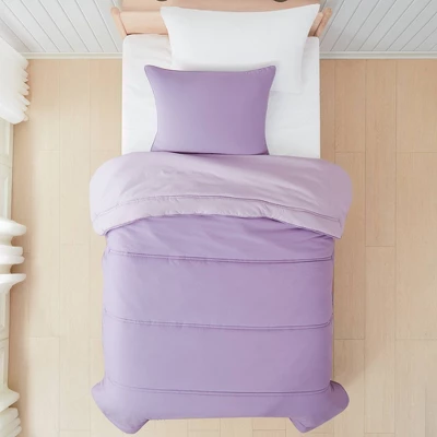 Lush Decor Twin/Twin XL Oslo Bed Blankets Lavender 2pc Set 2 Lush Decor Twin/Twin XL Oslo Bed Blankets Lavender 2pc Set - Image 2