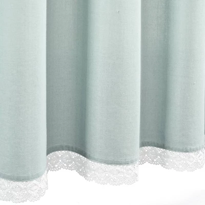Rosalie Shower Curtain Blue - Lush Décor 3 Rosalie Shower Curtain Blue - Lush Décor - Image 3