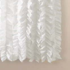 Set Of 2 Sophia Ruffle Window Curtain Panels White - Lush Décor -Beautiful House GUEST 3fb4545d 3f53 4945 8e5a 8aad33889203