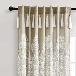 Lush Décor Boho Medallion Window Curtain Panels Set